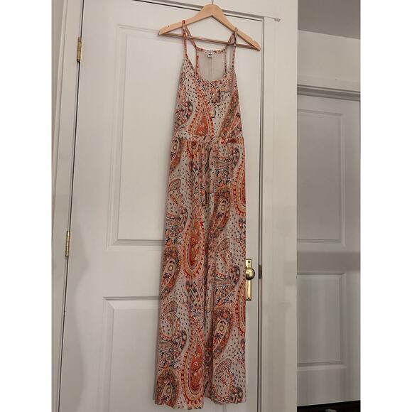 Old Navy Floral Paisley Maxi Dress Women’s 2X Sleeveless Cottagecore Scoop Neck - Picture 4 of 9